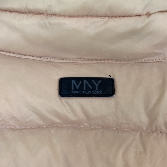 Marc New York Duck Down Pink Quilted Puffer Jacket Size M - Picture 3 of 9